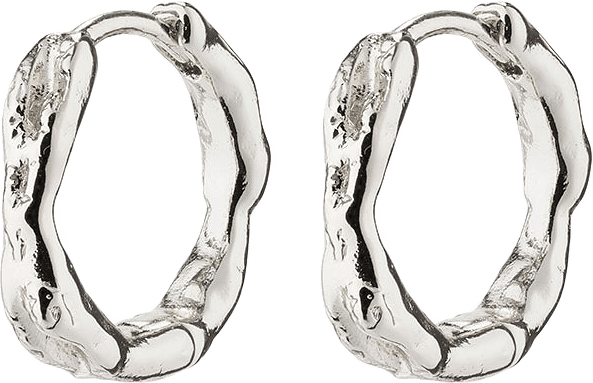 Eddy Earrings, från Pilgrim, i färgen Silver Plated.