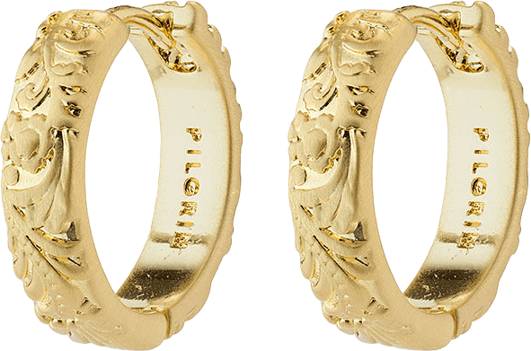 Elfrida Earrings, från Pilgrim, i färgen Gold Plated.