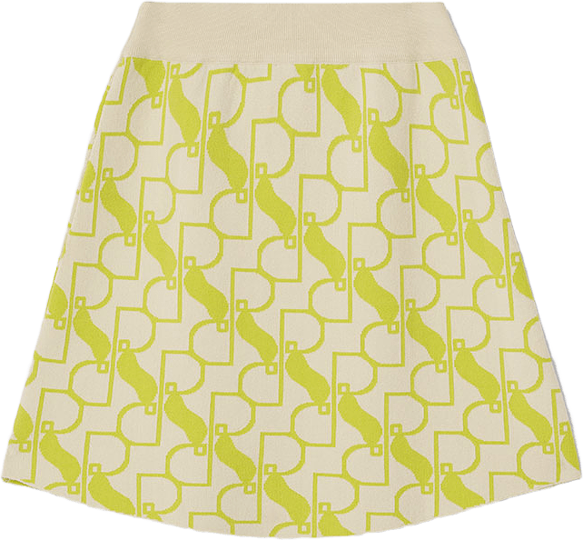 Tendai Monogram Skirt, från Rodebjer, i färgen Lime.