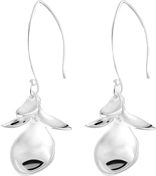 Violet small earrings, från Drakenberg Sjölin, i färgen Sterling Silver.