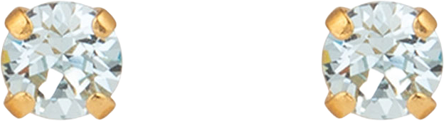 Mini Stud Earrings, från Caroline Svedbom, i färgen Light Azore.