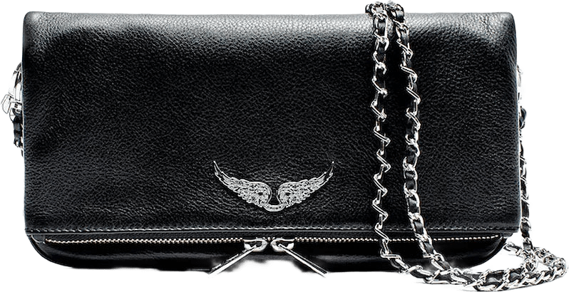 Rock Grained Leather, från Zadig & Voltaire, i färgen Noir.