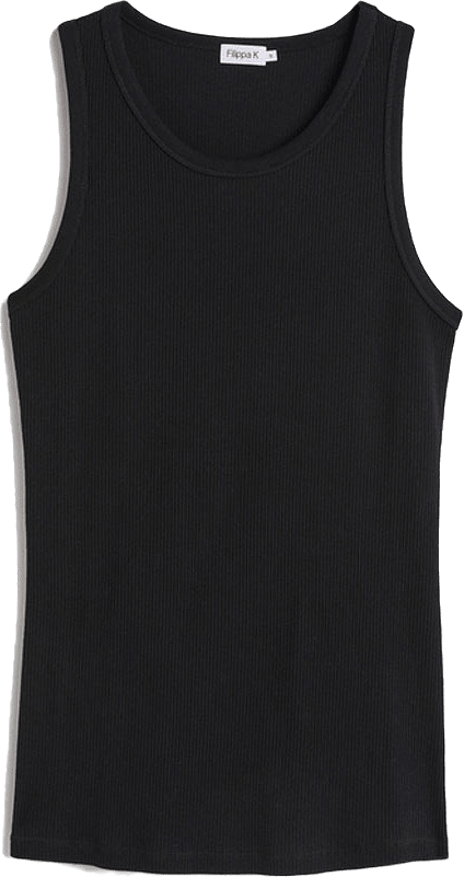 Fine Rib Tank, från Filippa K, i färgen Black.