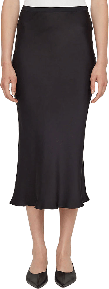 Bar Silk Skirt, från Anine Bing, i färgen Black.