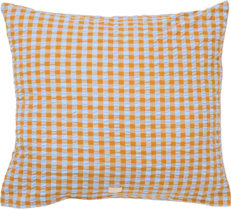 Bæk&Bølge Örngott 60x50 cm ljusblå/sand SE, från JUNA, i färgen Ljusblå/Sand.