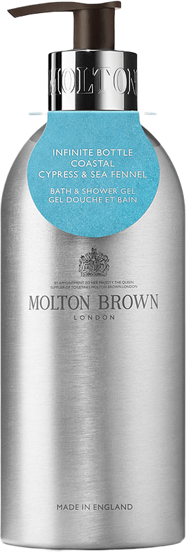 Bottlecoastal Cypress & Sea Fennel Bath & Shower, från Molton Brown.