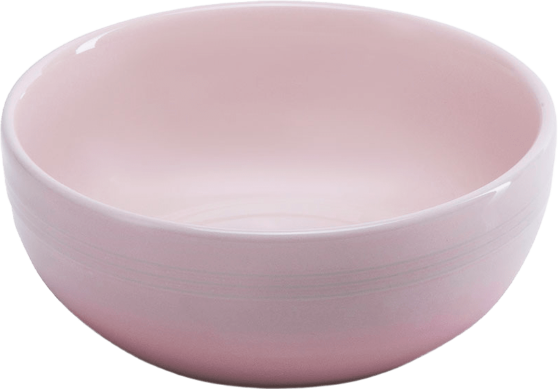 Coupe Djup Tallrik, från Le Creuset, i färgen Shell Pink.