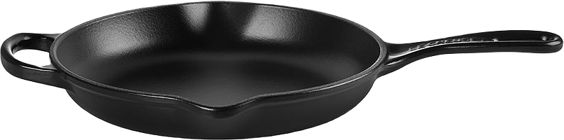 Stekpanna Gjutjärn Matt Black, från Le Creuset, i färgen Matte Black.