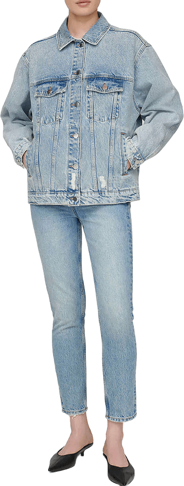 Rory Jacket, från Anine Bing, i färgen Vintage Blue.