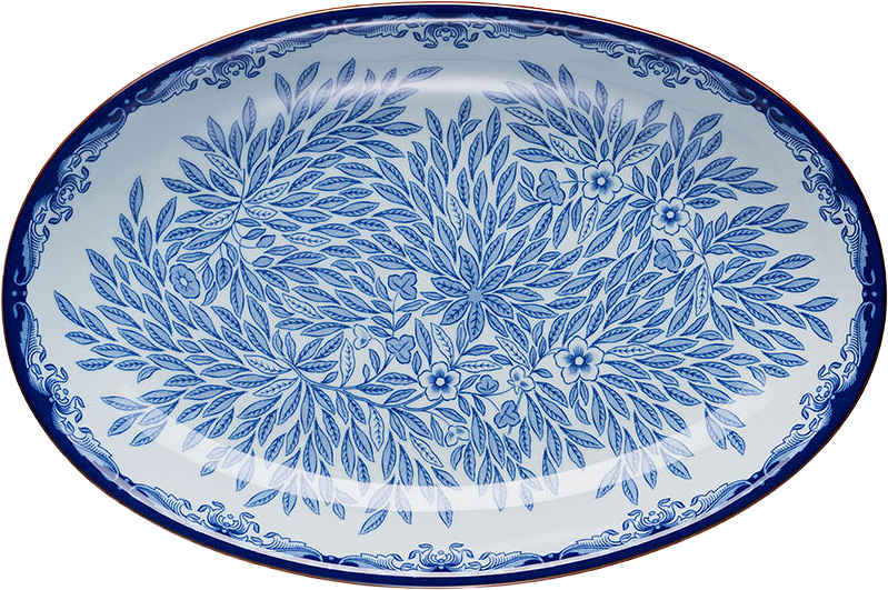 Serveringsfat Oval Ostindia Floris 33x22
