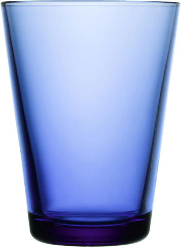 Kartio glas 40cl 2-Pack, från Iittala, i färgen Ultramarinblå.
