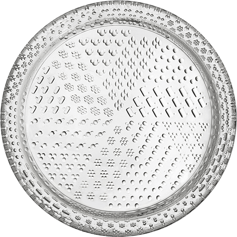 Tallrik Tundra 15,4 cm, från Iittala, i färgen Klar.