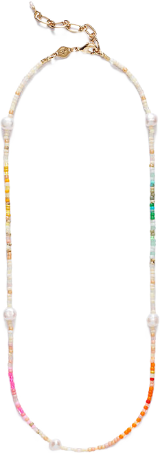 Rainbow Nomad Necklace, från Anni Lu, i färgen Golden.