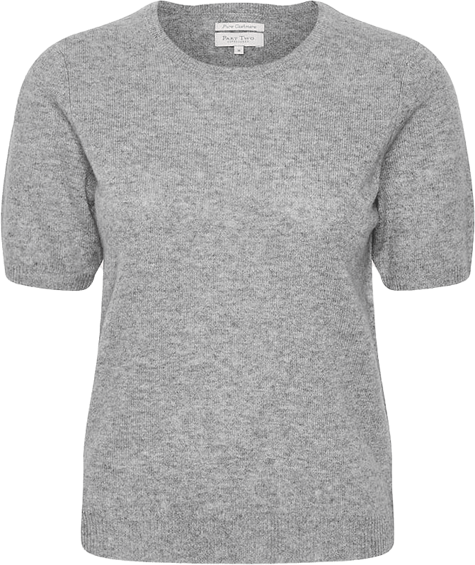 EverlottaPW Pullover, från Part Two, i färgen Grey Melange.