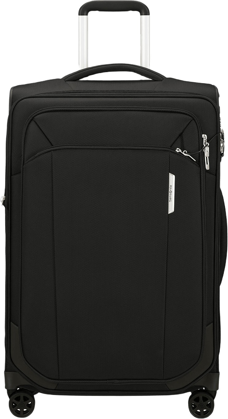 Expanderbar Resväska 67 cm, från Samsonite, i färgen Ozone Black.