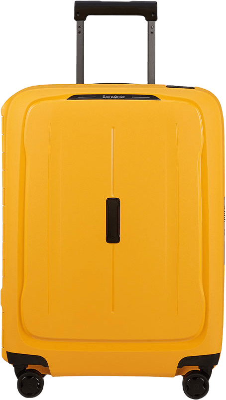Essens Kabinväska med 4 hjul 55 cm, från Samsonite, i färgen Radiant Yellow.