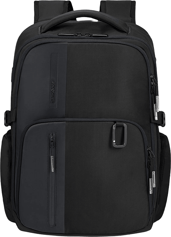 Bizz2go dataryggsäck för 15,6 laptop med klädfack, från Samsonite, i färgen Black.