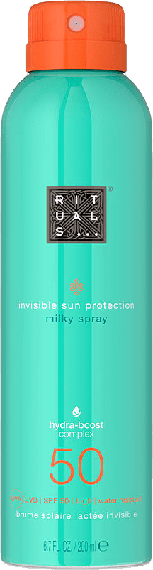 The Ritual of Karma Sun Protection Milky Spray SPF 50, från Rituals.