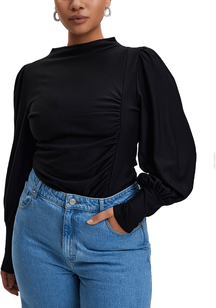 RifaGZ Blouse, från Gestuz, i färgen Black.