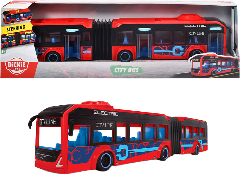 Dickie Toys Volvo Buss, från Dickie, i färgen Multicolor.