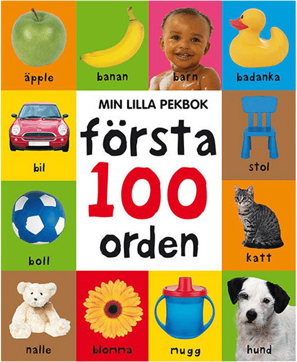 Min lilla pekbok : första 100 orden barn 0-3 år, från Tukan.
