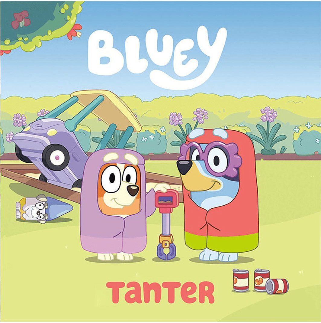 Bluey Tanter Barn 3-6 år, från Tukan.