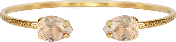 Petite Drop Bracelet, från Caroline Svedbom, i färgen Gold.