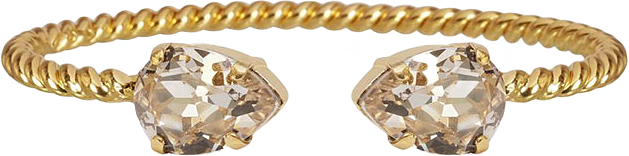 Mini Drop Bracelet, från Caroline Svedbom, i färgen Gold.