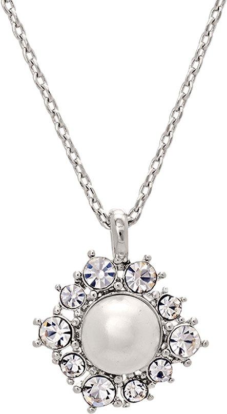 Emily Pearl Necklace - Ivory, från Lily and Rose, i färgen Ivory.