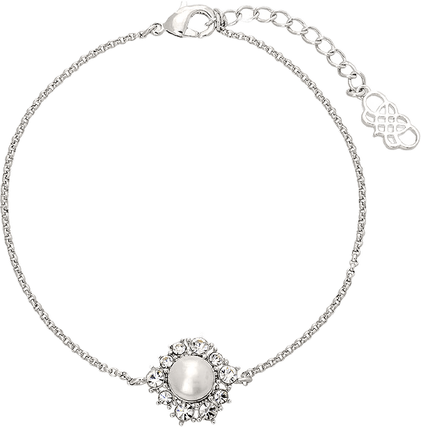 Emily Pearl Bracelet - Ivory, från Lily and Rose, i färgen Ivory.