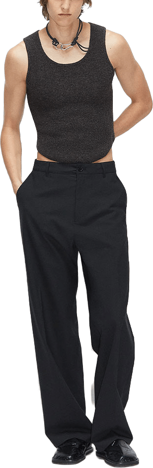 Wind Trouser, från Hope, i färgen Black Suit 2.