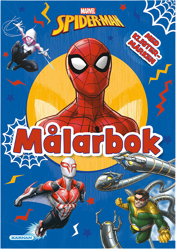 Målarbok Spider-Man, från SPIDERMAN, i färgen Blått.
