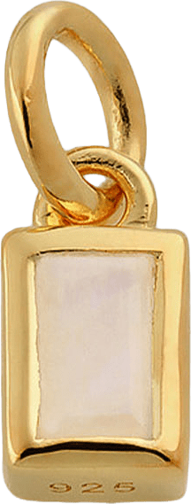 Beloved Square Pendant Gold