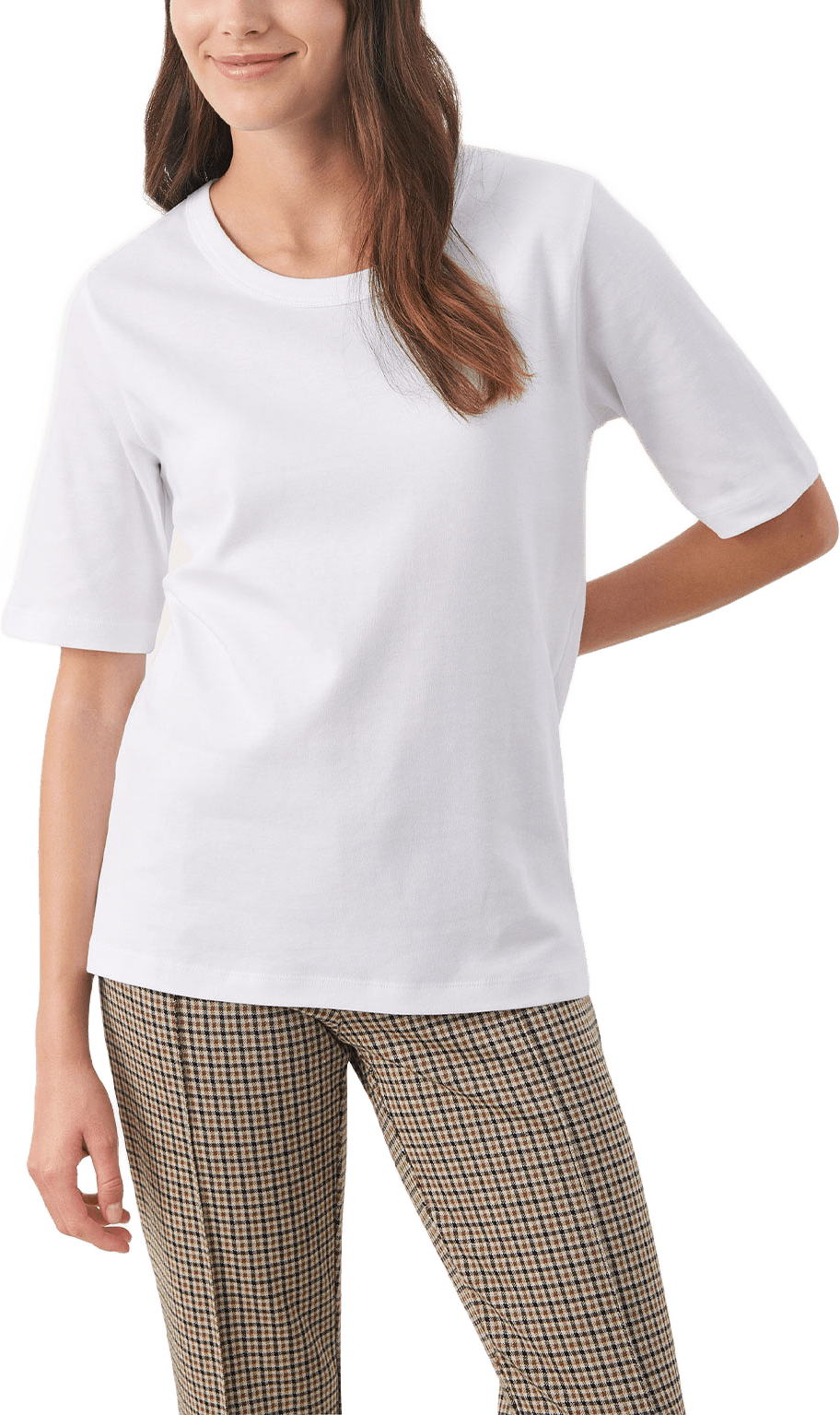 RatanaPW TS T-shirt, från Part Two, i färgen Bright White.