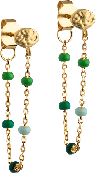 Örhängen, Lola, från ENAMEL Copenhagen, i färgen Spring.