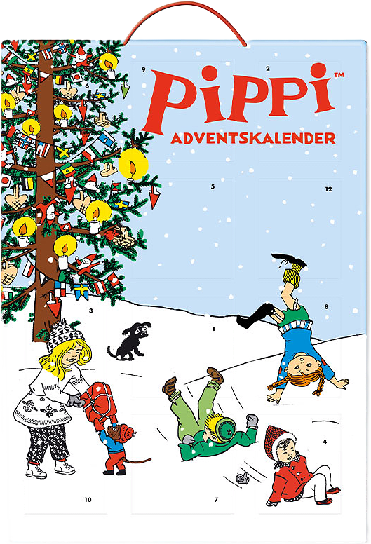 Pippi och Emil adventskalender, från PIPPI.