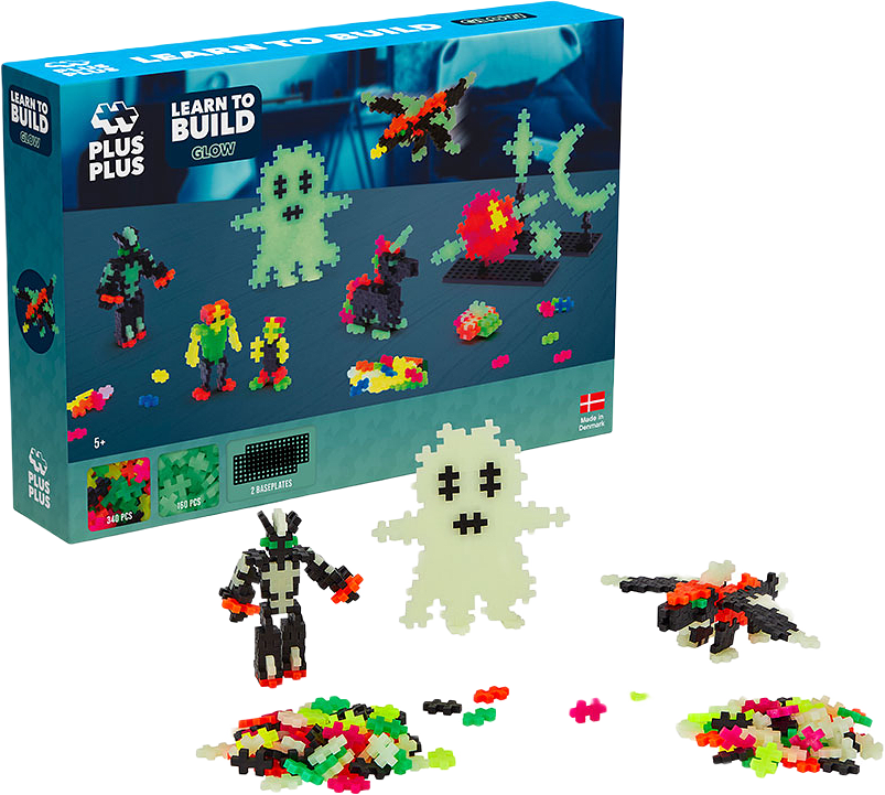 PLUS PLUS Learn to build Glow / 500 pcs
