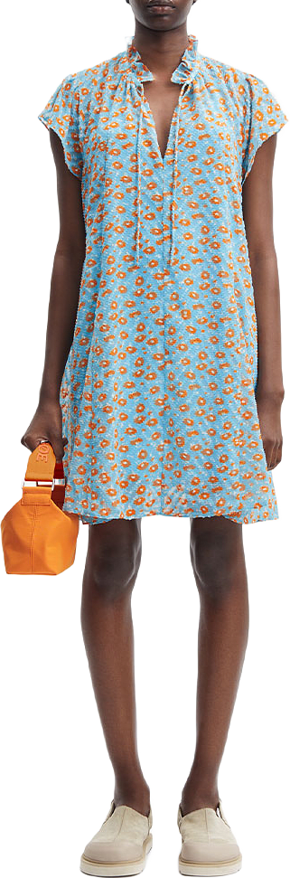 Karookh dress 14573, från SAMSOE SAMSOE, i färgen Ditsy Topaz.