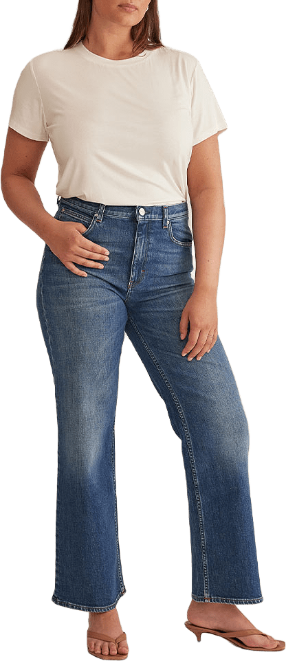 The Wide Short Denim, från Marville Road, i färgen Blue Wash.