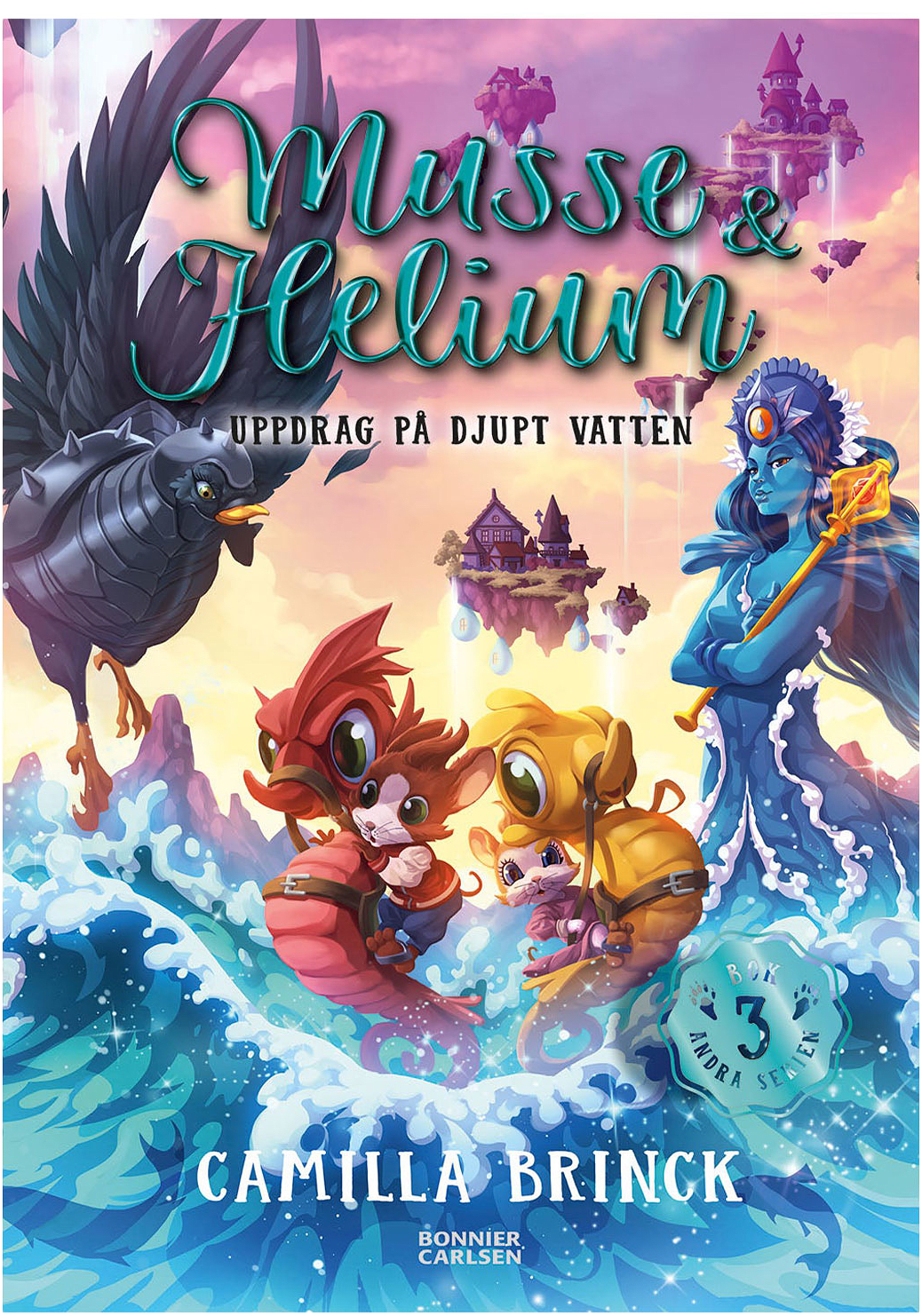 Musse & Helium: Uppdrag på djupt vatten (Bok 8), från Bonnier Carlsen, i färgen No Name.