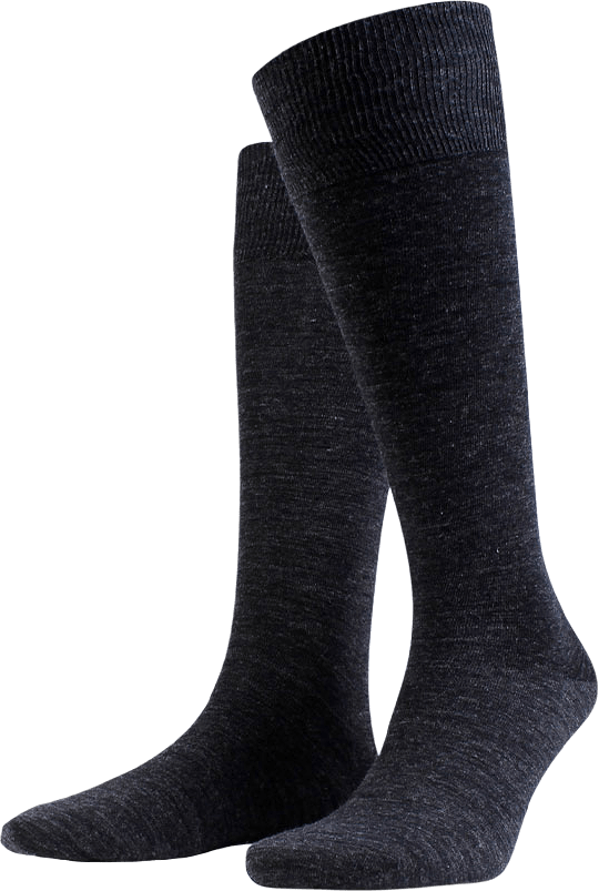Icon Knee High Sock, från Amanda Christensen, i färgen Anthracite Melange.