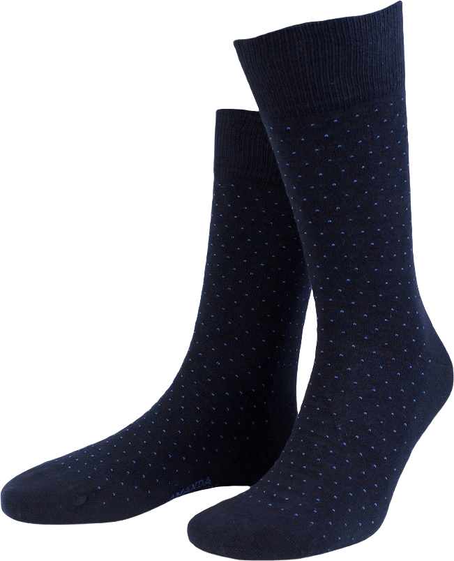 True Ankle Micro Dot Sock, från Amanda Christensen, i färgen Dark Navy.