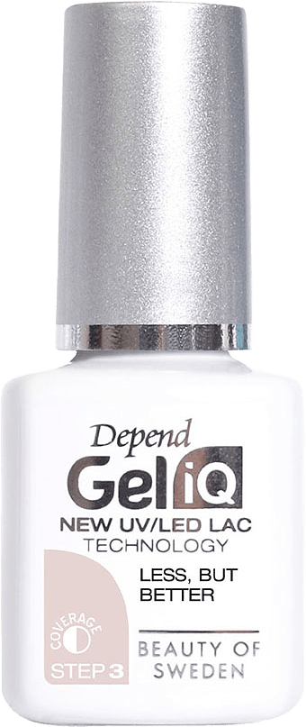 Gel iQ Heal, från Depend, i färgen Less, But Better.