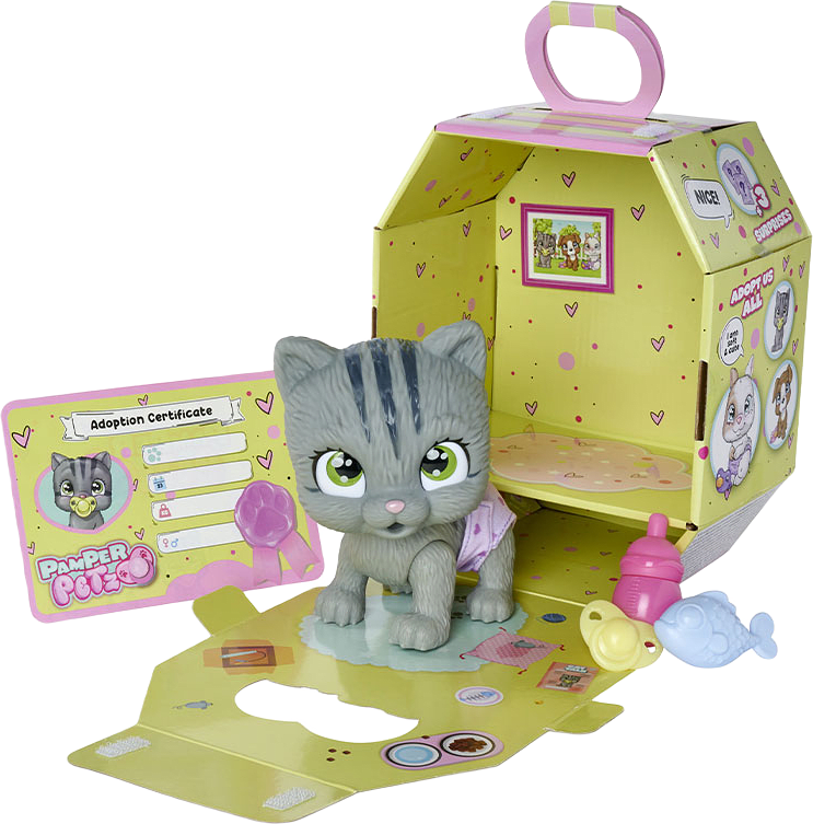 Pamper Petz Cat, från Simba, i färgen Multicolor.