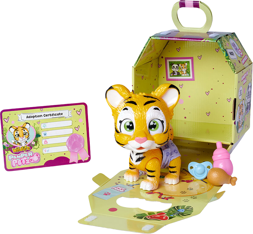 Pamper Petz Tiger, från Simba, i färgen Multicolor.