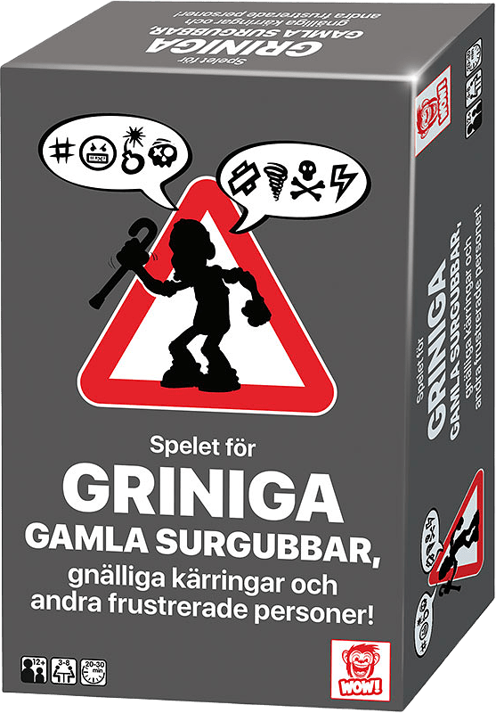 Spelet för GRINIGA GAMLA SURGUBBAR, gnälliga kärringar och andra frustrerade personer!, från WOW.