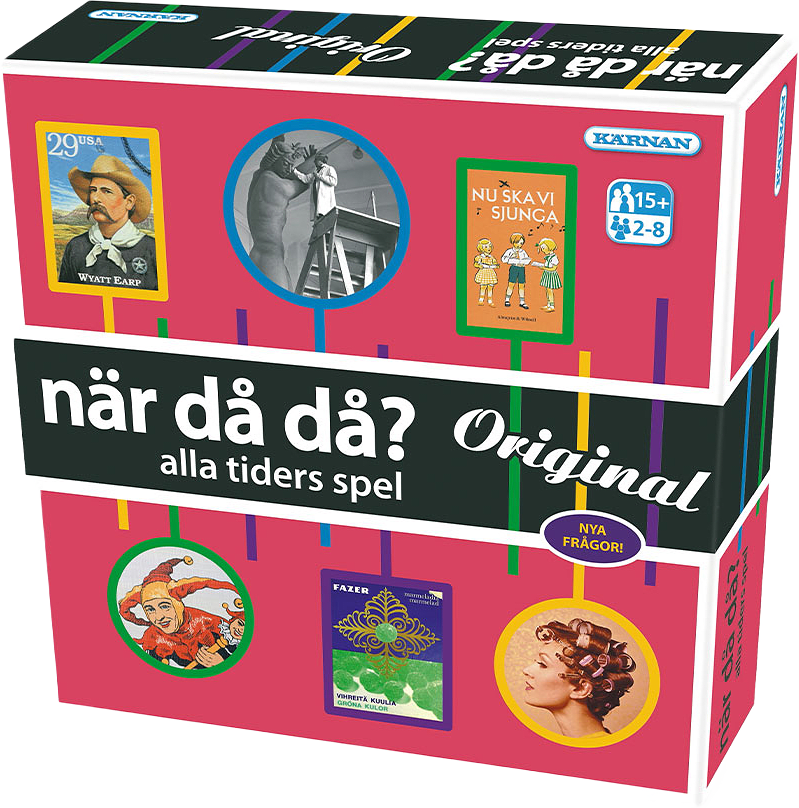 Sällskapsspel, När då då original, från KÄRNAN.