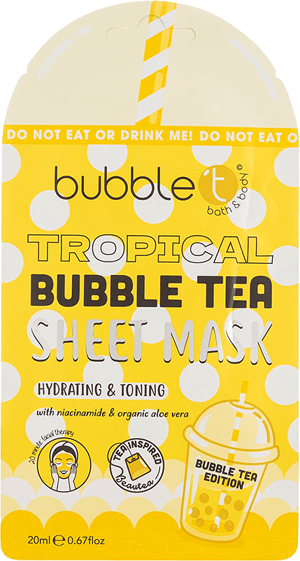 Tropical Bubble Tea Sheet Mask