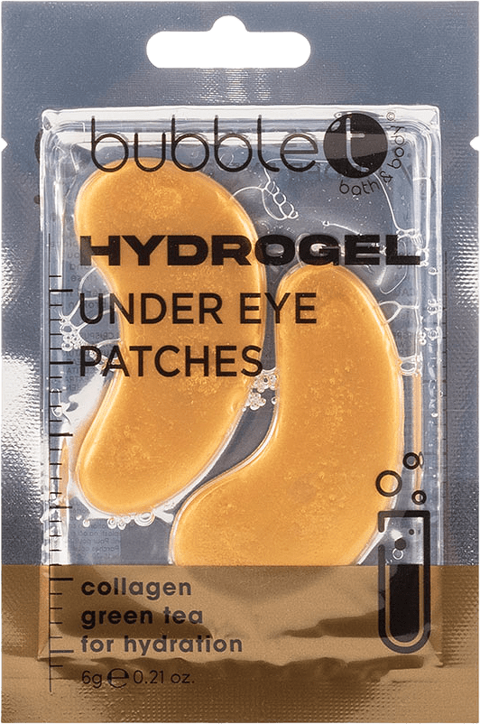 Hydrogel Eye Patches Collagen & Green Tea, från BubbleT, i färgen Collagen.
