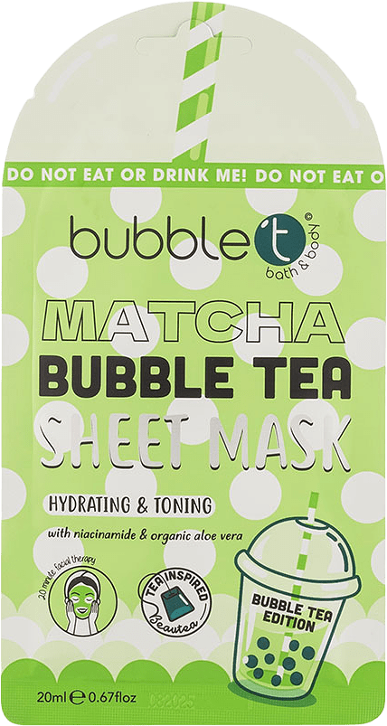 Matcha Bubble Tea Sheet Mask